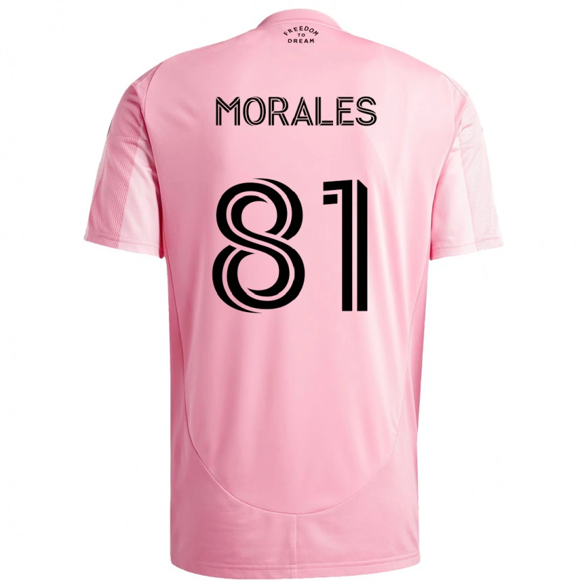 Danxen Damen Santiago Morales #81 Schwarz Rosa Heimtrikot Trikot 2025/26 T-Shirt Schweiz