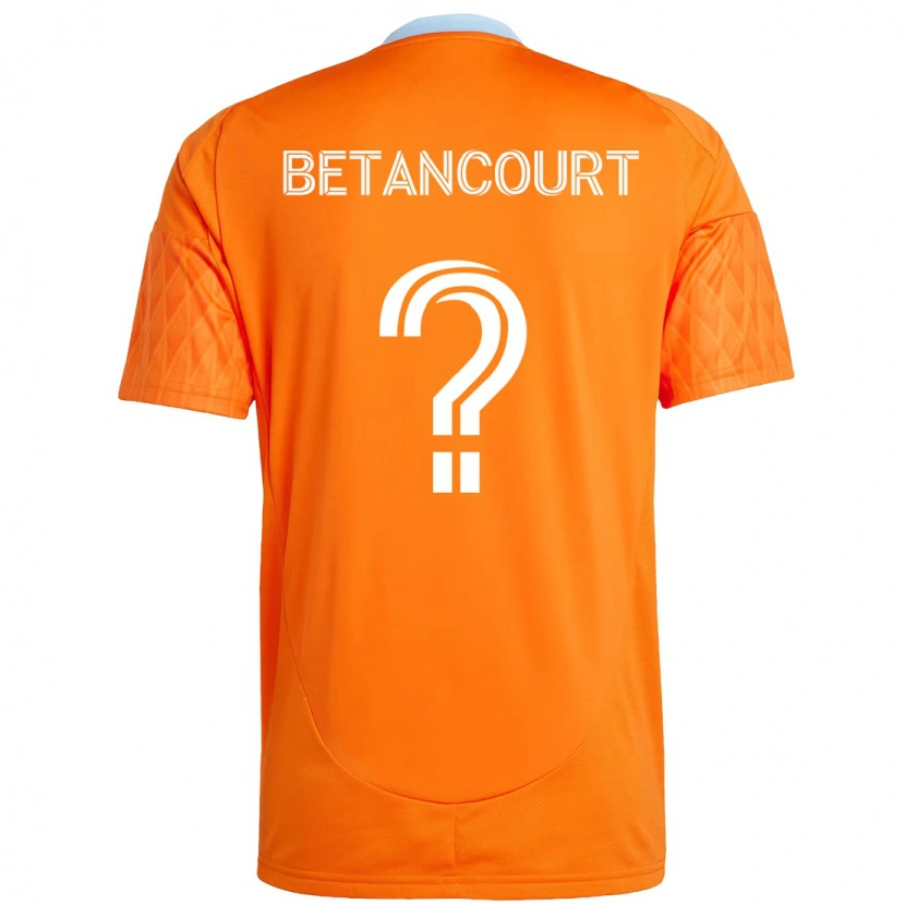 Danxen Damen Noah Betancourt #0 Orange Weiß Heimtrikot Trikot 2025/26 T-Shirt Schweiz
