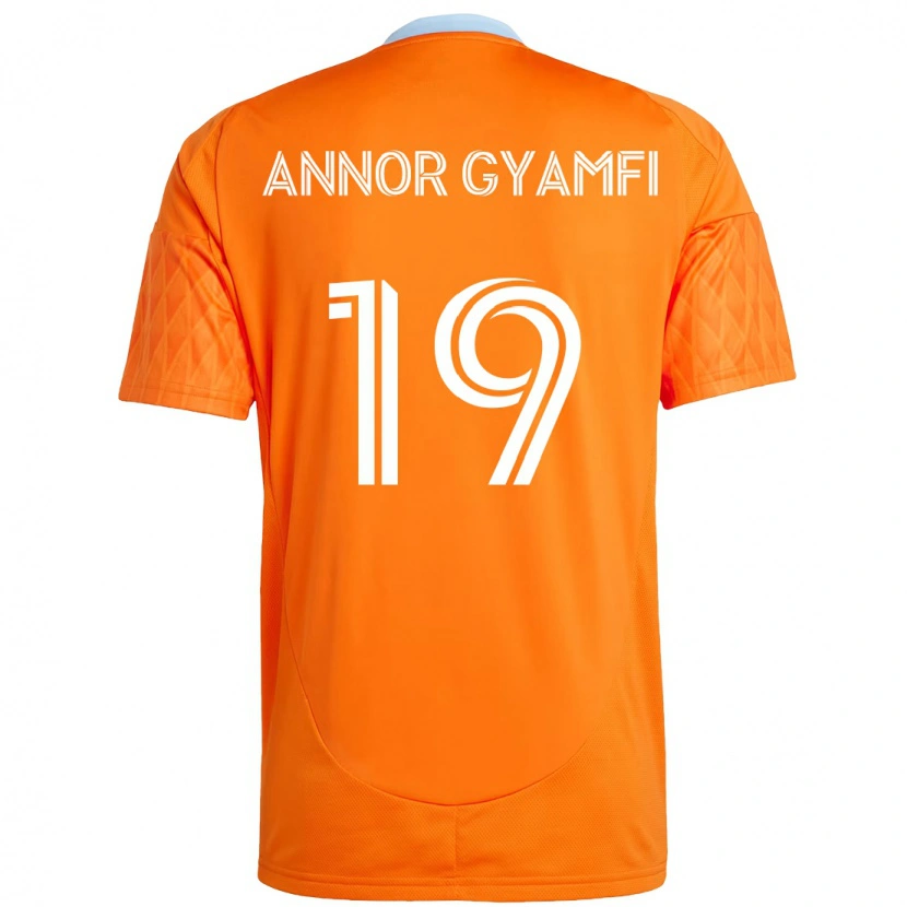 Danxen Damen Stephen Annor Gyamfi #19 Lila Orange Heimtrikot Trikot 2025/26 T-Shirt Schweiz