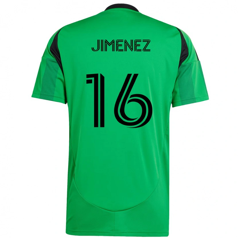 Danxen Damen Héctor Jiménez #16 Weiß Grün Heimtrikot Trikot 2025/26 T-Shirt Schweiz