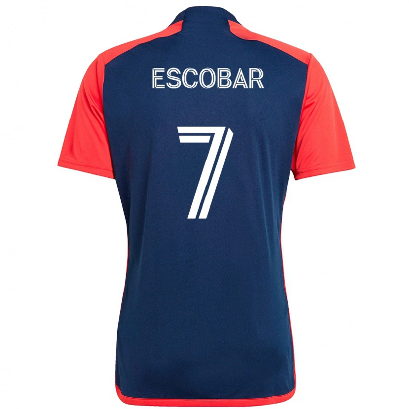 Danxen Damen Olger Escobar #7 Blau Rot Heimtrikot Trikot 2025/26 T-Shirt Schweiz