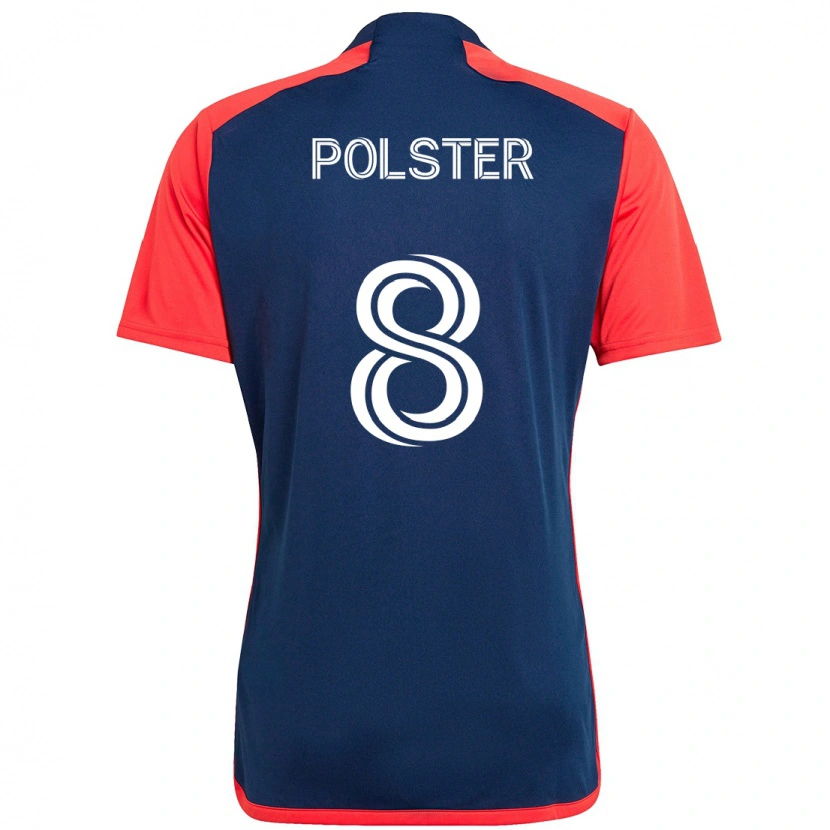 Danxen Damen Matt Polster #8 Blau Rot Heimtrikot Trikot 2025/26 T-Shirt Schweiz