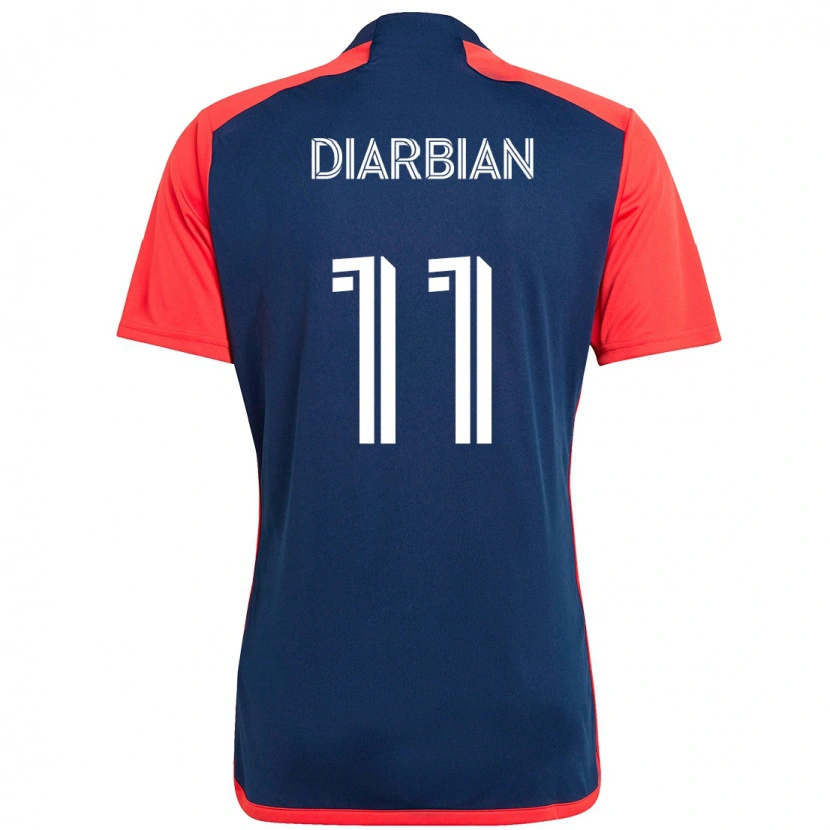 Danxen Damen Gevork Diarbian #11 Blau Rot Heimtrikot Trikot 2025/26 T-Shirt Schweiz