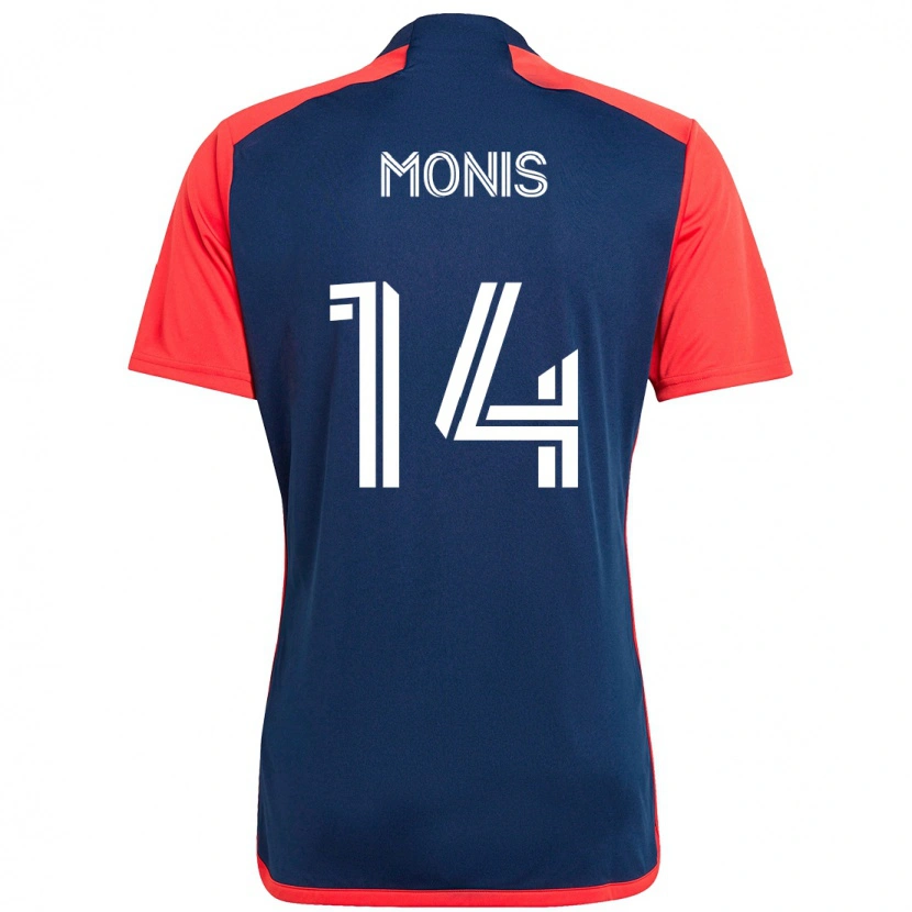 Danxen Damen Alex Monis #14 Blau Rot Heimtrikot Trikot 2025/26 T-Shirt Schweiz