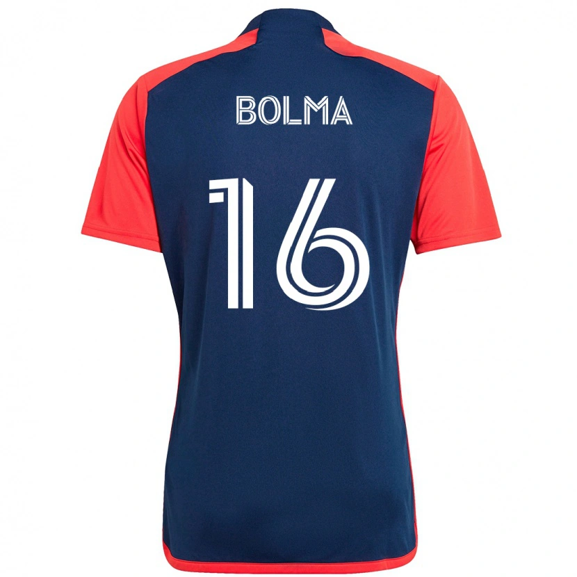 Danxen Damen Josh Bolma #16 Blau Rot Heimtrikot Trikot 2025/26 T-Shirt Schweiz
