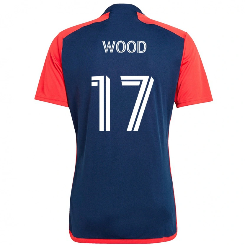 Danxen Damen Bobby Wood #17 Blau Rot Heimtrikot Trikot 2025/26 T-Shirt Schweiz