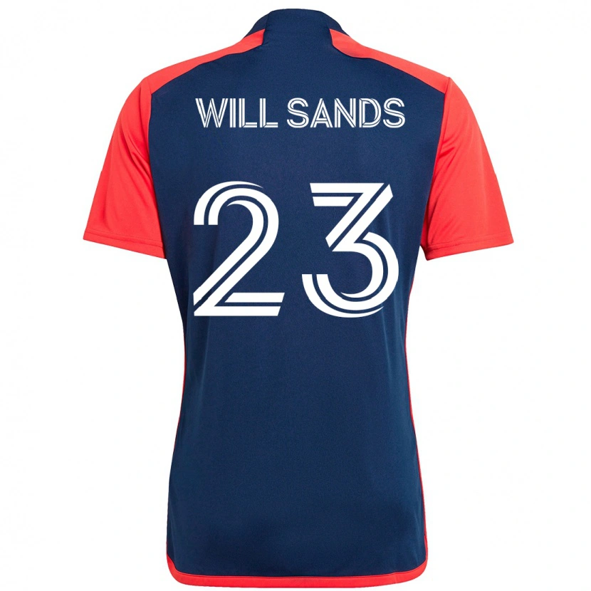 Danxen Damen Will Sands #23 Blau Rot Heimtrikot Trikot 2025/26 T-Shirt Schweiz
