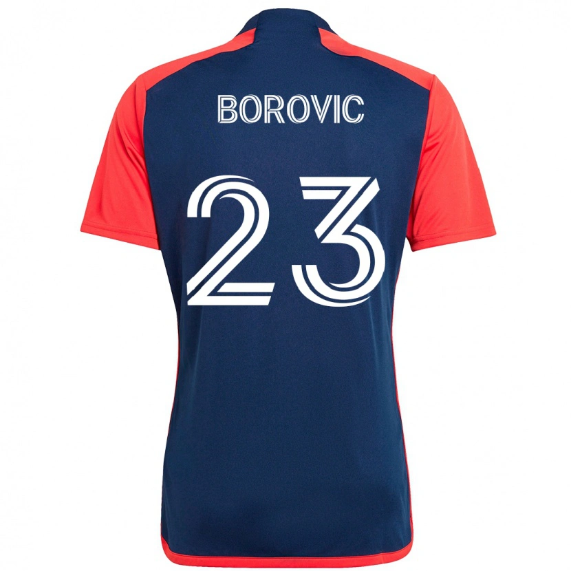 Danxen Damen Luka Borovic #23 Blau Rot Heimtrikot Trikot 2025/26 T-Shirt Schweiz