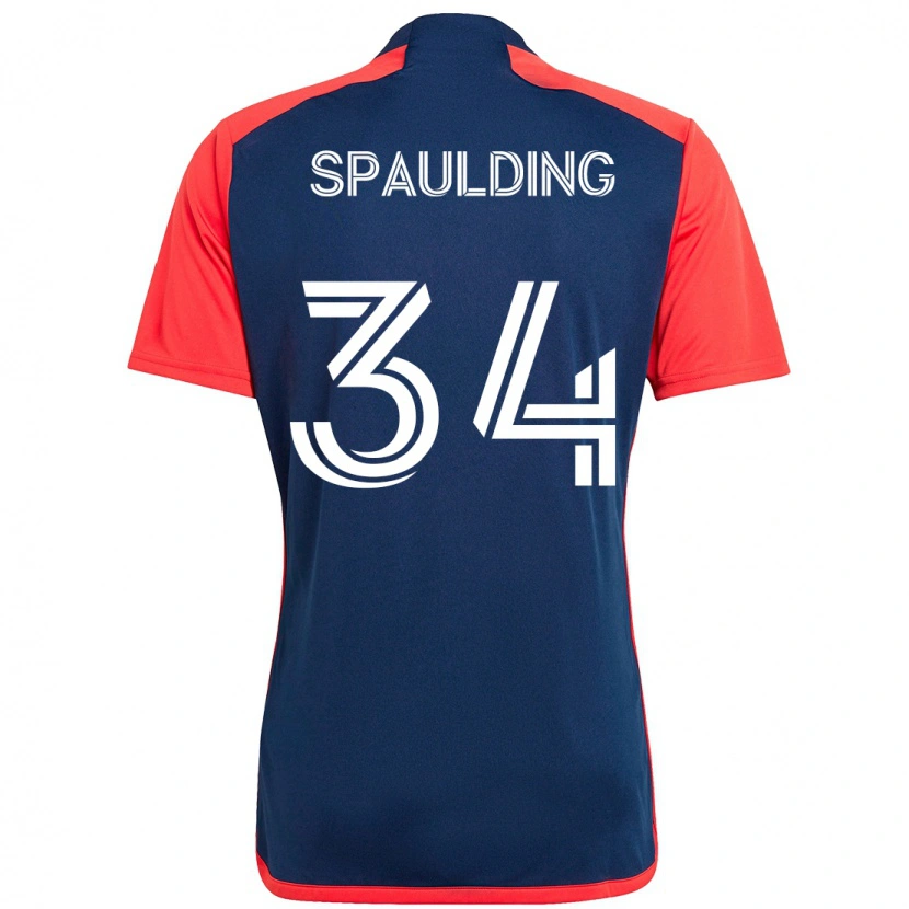 Danxen Damen Ryan Spaulding #34 Blau Rot Heimtrikot Trikot 2025/26 T-Shirt Schweiz