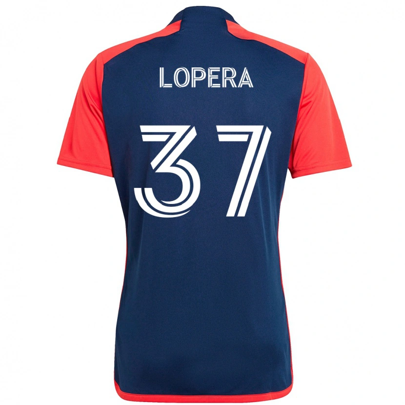Danxen Damen Steban Lopera #37 Blau Rot Heimtrikot Trikot 2025/26 T-Shirt Schweiz