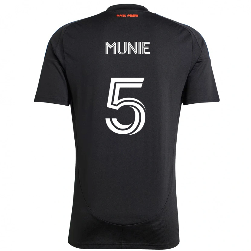 Danxen Damen Daniel Munie #5 Schwarz Dunkelblau Heimtrikot Trikot 2025/26 T-Shirt Schweiz
