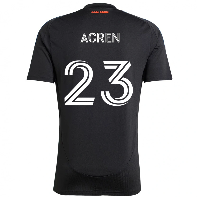 Danxen Damen Oskar Agren #23 Weiß Rot Heimtrikot Trikot 2025/26 T-Shirt Schweiz