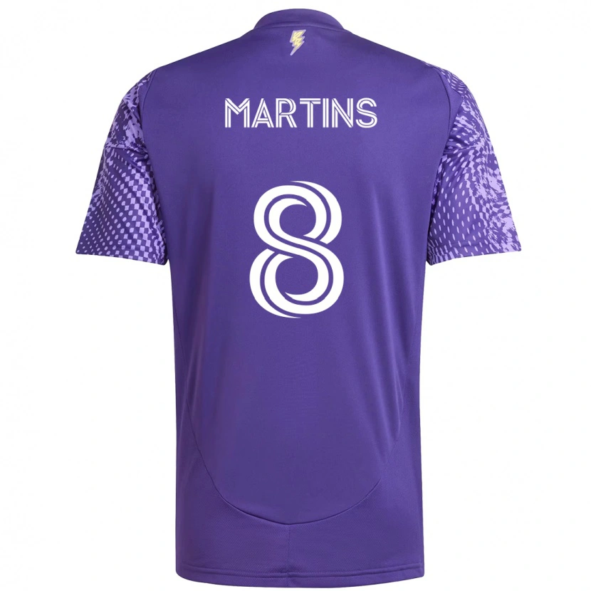 Danxen Damen Felipe Martins #8 Weiß Lila Heimtrikot Trikot 2025/26 T-Shirt Schweiz