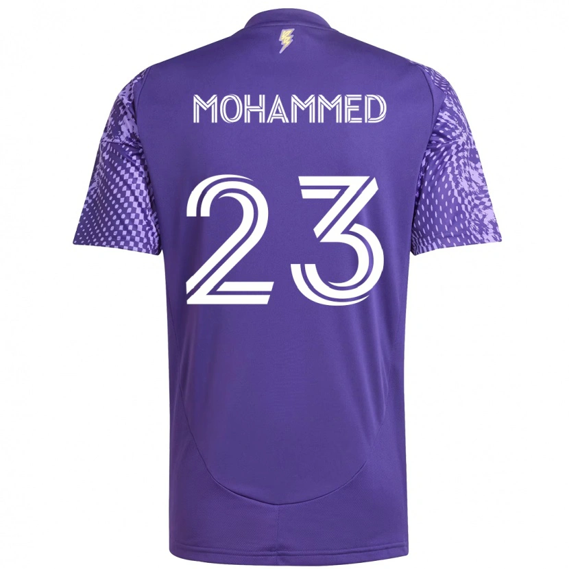 Danxen Damen Shak Mohammed #23 Weiß Lila Heimtrikot Trikot 2025/26 T-Shirt Schweiz