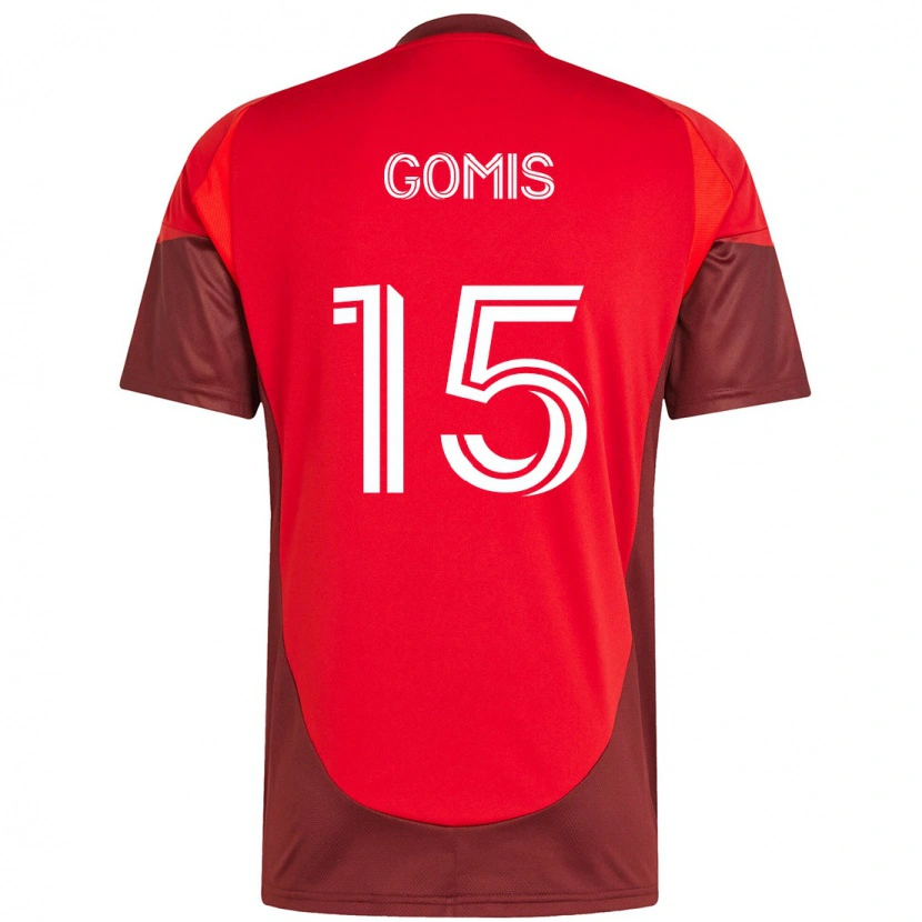 Danxen Damen Nicksoen Gomis #15 Weiß Rot Heimtrikot Trikot 2025/26 T-Shirt Schweiz