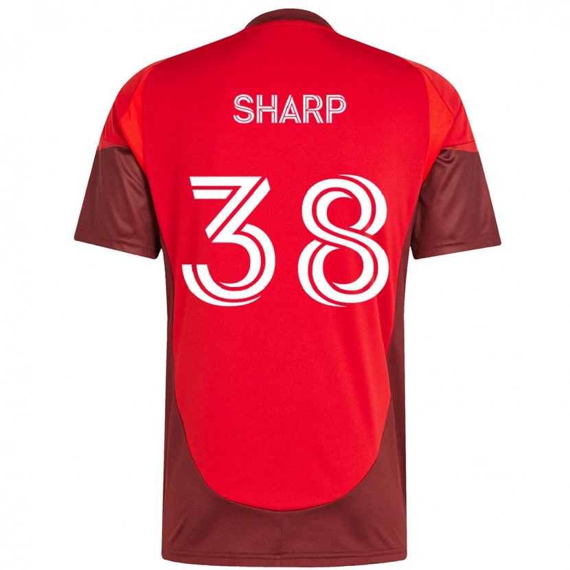 Danxen Damen Charlie Sharp #38 Weiß Rot Heimtrikot Trikot 2025/26 T-Shirt Schweiz