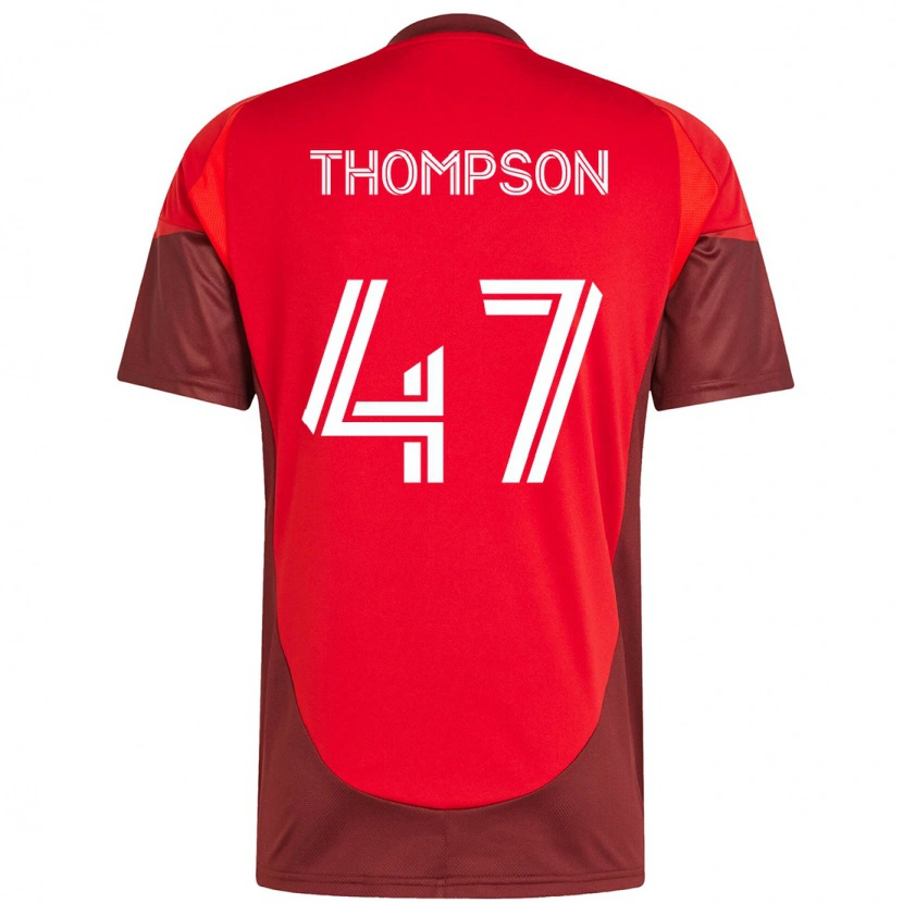 Danxen Damen Kosi Thompson #47 Weiß Rot Heimtrikot Trikot 2025/26 T-Shirt Schweiz