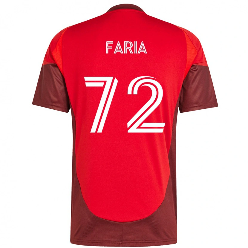 Danxen Damen Jordan Faria #72 Weiß Rot Heimtrikot Trikot 2025/26 T-Shirt Schweiz