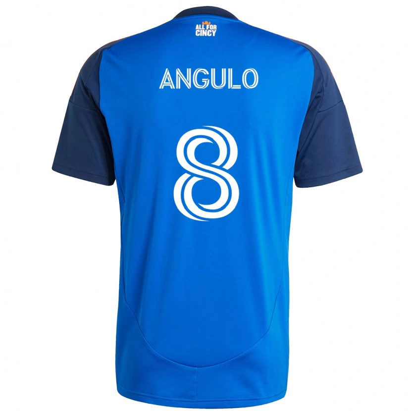 Danxen Damen Marco Angulo #8 Weiß Blau Orange Heimtrikot Trikot 2025/26 T-Shirt Schweiz