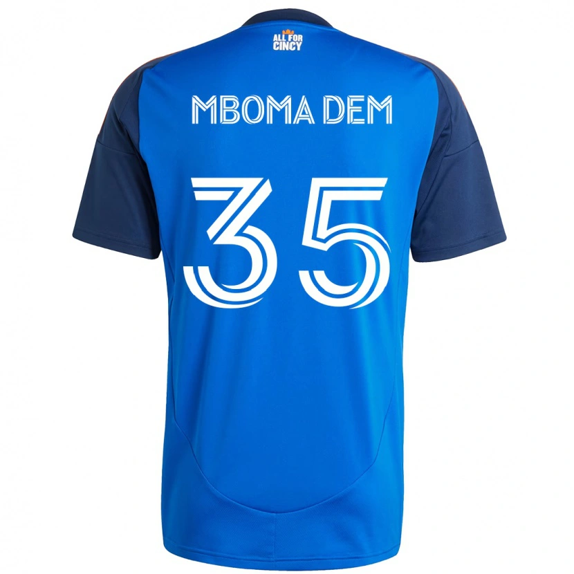 Danxen Damen Kenji Mboma Dem #35 Dunkelblau Orange Heimtrikot Trikot 2025/26 T-Shirt Schweiz