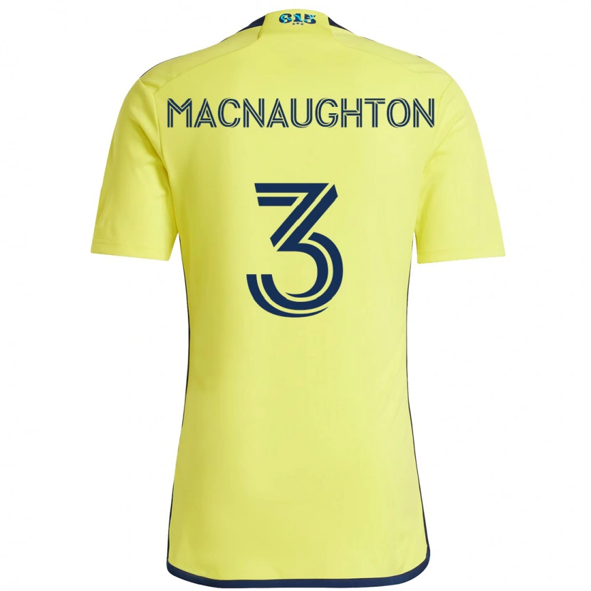 Danxen Damen Lukas Macnaughton #3 Gelb Marineblau Heimtrikot Trikot 2025/26 T-Shirt Schweiz