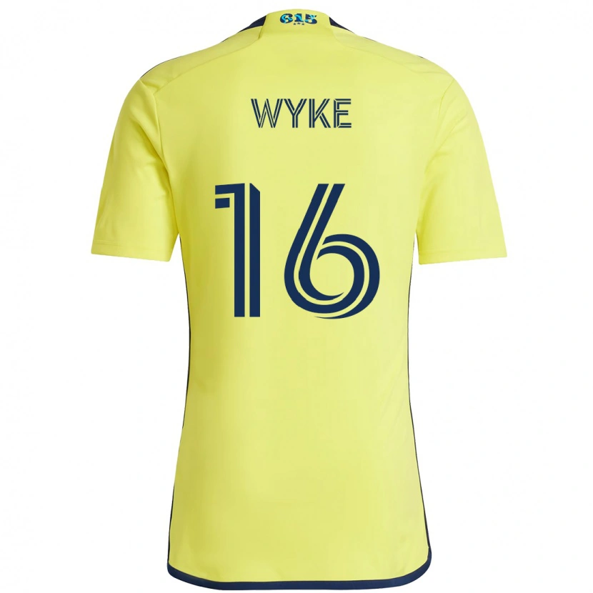 Danxen Damen Laurence Wyke #16 Gelb Marineblau Heimtrikot Trikot 2025/26 T-Shirt Schweiz