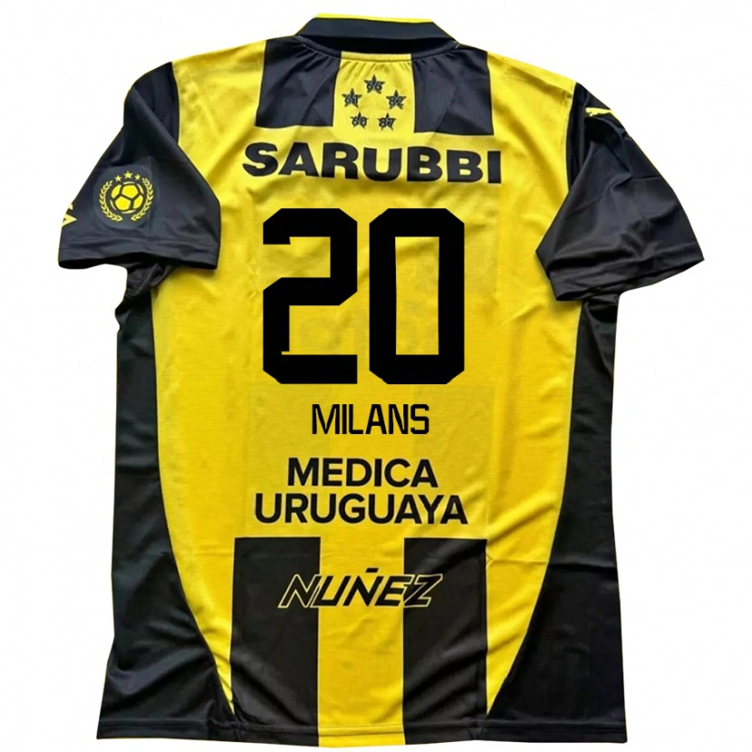 Danxen Damen Pedro Milans #20 Schwarz Gelb Heimtrikot Trikot 2025/26 T-Shirt Schweiz