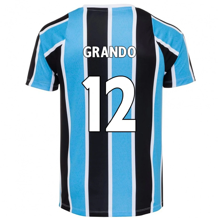 Danxen Damen Gabriel Grando #12 Weiß Blau Heimtrikot Trikot 2025/26 T-Shirt Schweiz