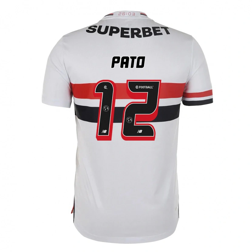 Danxen Damen Alexandre Pato #12 Schwarz Rot Heimtrikot Trikot 2025/26 T-Shirt Schweiz