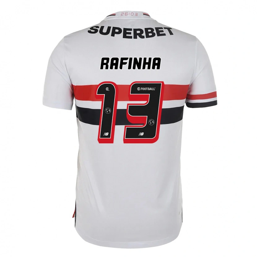 Danxen Damen Rafinha #13 Rot Schwarz Weiß Heimtrikot Trikot 2025/26 T-Shirt Schweiz