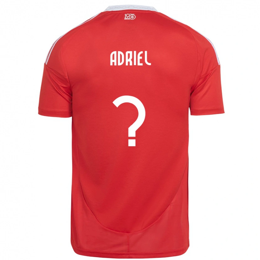 Danxen Damen Adriel #0 Weiß Rot Heimtrikot Trikot 2025/26 T-Shirt Schweiz