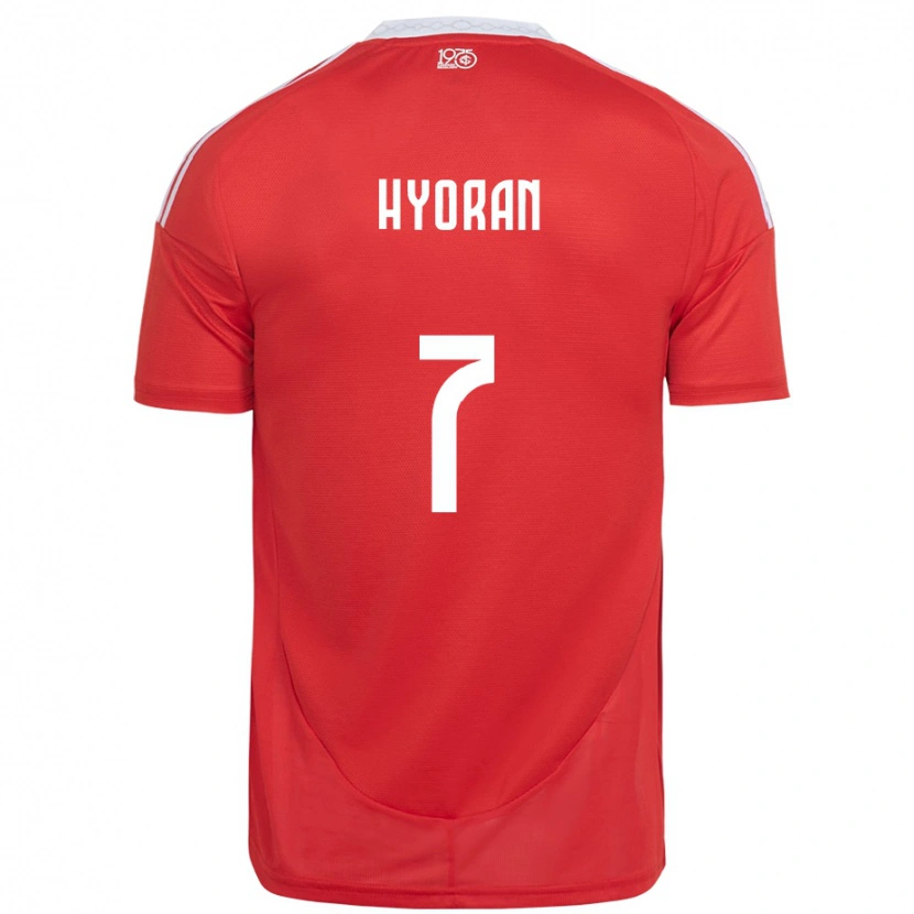 Danxen Damen Hyoran #7 Weiß Rot Heimtrikot Trikot 2025/26 T-Shirt Schweiz