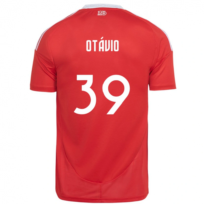 Danxen Damen Luis Otávio #39 Weiß Rot Heimtrikot Trikot 2025/26 T-Shirt Schweiz