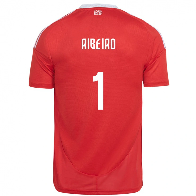 Danxen Damen Mari Ribeiro #1 Weiß Rot Heimtrikot Trikot 2025/26 T-Shirt Schweiz