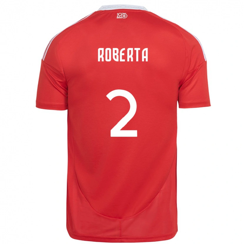 Danxen Damen Roberta #2 Weiß Rot Heimtrikot Trikot 2025/26 T-Shirt Schweiz