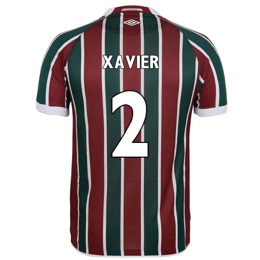 Danxen Damen Samuel Xavier #2 Weiß Grün Kastanienbraun Heimtrikot Trikot 2025/26 T-Shirt Schweiz