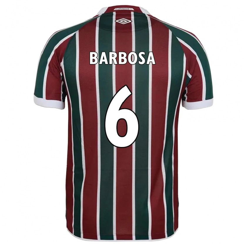 Danxen Damen Diogo Barbosa #6 Weiß Grün Kastanienbraun Heimtrikot Trikot 2025/26 T-Shirt Schweiz