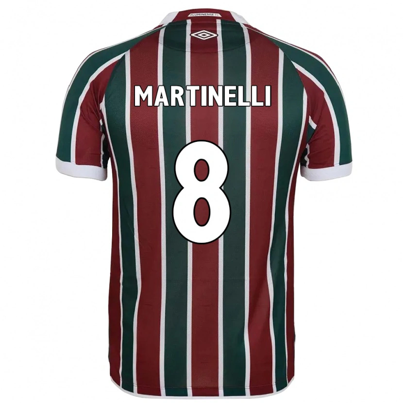 Danxen Damen Martinelli #8 Weiß Grün Kastanienbraun Heimtrikot Trikot 2025/26 T-Shirt Schweiz