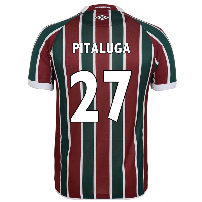 Danxen Damen Marcelo Pitaluga #27 Weiß Grün Kastanienbraun Heimtrikot Trikot 2025/26 T-Shirt Schweiz