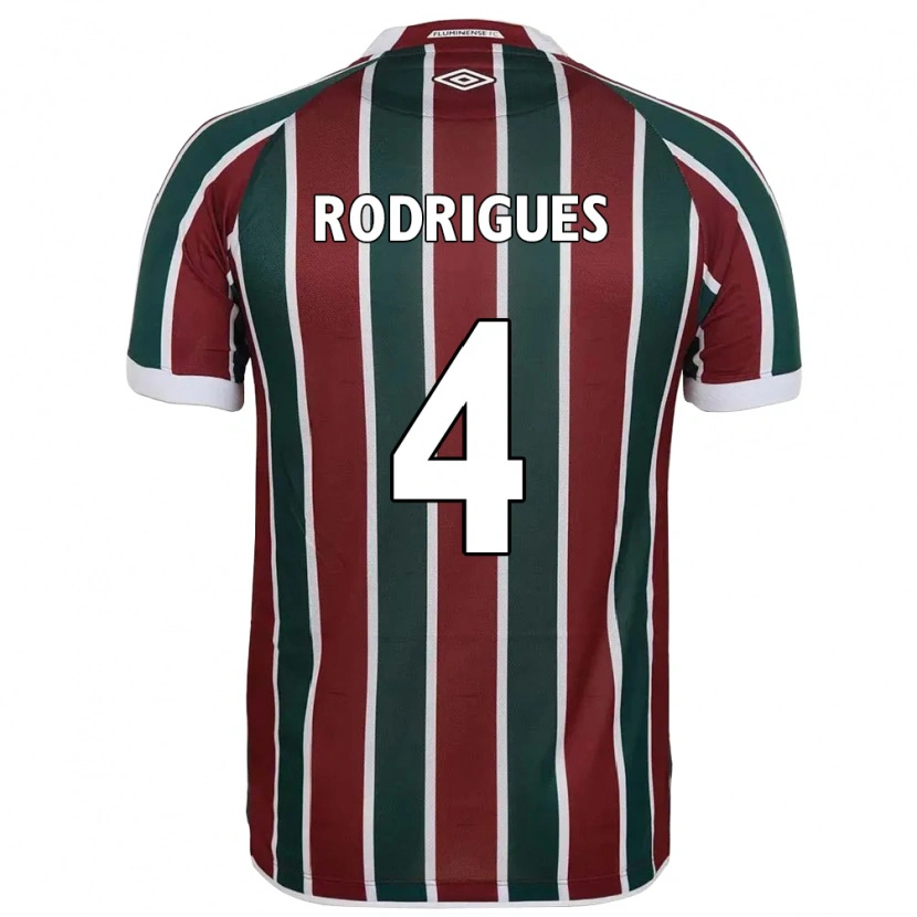 Danxen Damen Nath Rodrigues #4 Weiß Grün Kastanienbraun Heimtrikot Trikot 2025/26 T-Shirt Schweiz