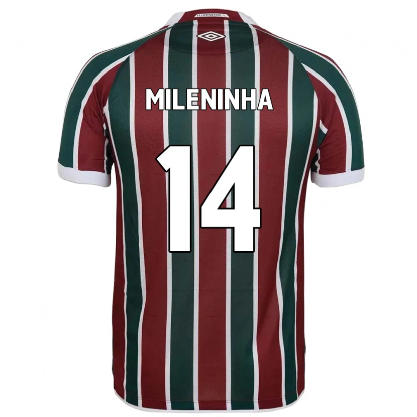 Danxen Damen Mileninha #14 Weiß Grün Kastanienbraun Heimtrikot Trikot 2025/26 T-Shirt Schweiz
