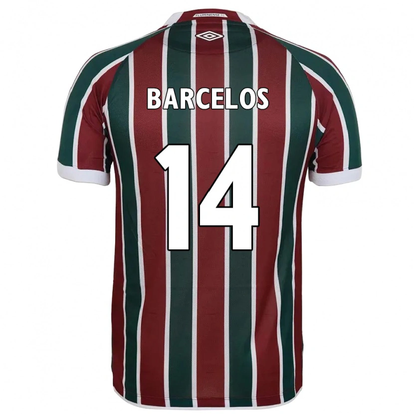 Danxen Damen Danilo Barcelos #14 Weiß Grün Kastanienbraun Heimtrikot Trikot 2025/26 T-Shirt Schweiz