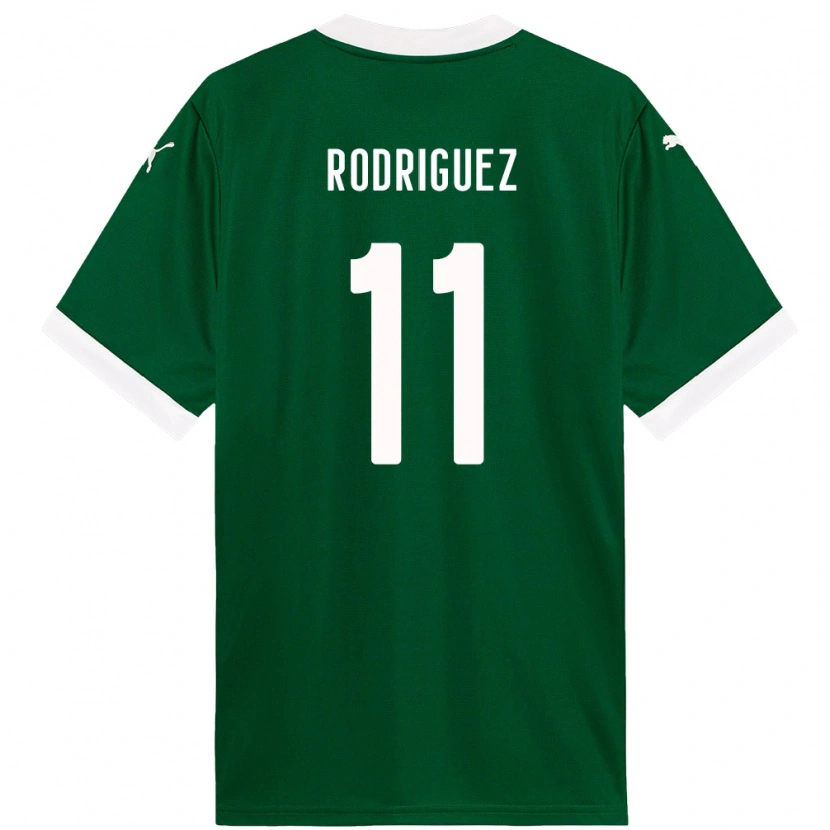 Danxen Damen Yamila Rodríguez #11 Weiß Grün Heimtrikot Trikot 2025/26 T-Shirt Schweiz