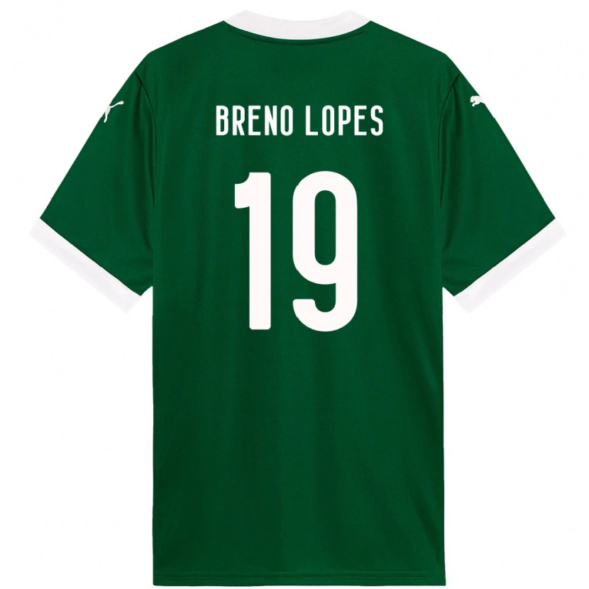 Danxen Damen Breno Lopes #19 Weiß Grün Heimtrikot Trikot 2025/26 T-Shirt Schweiz