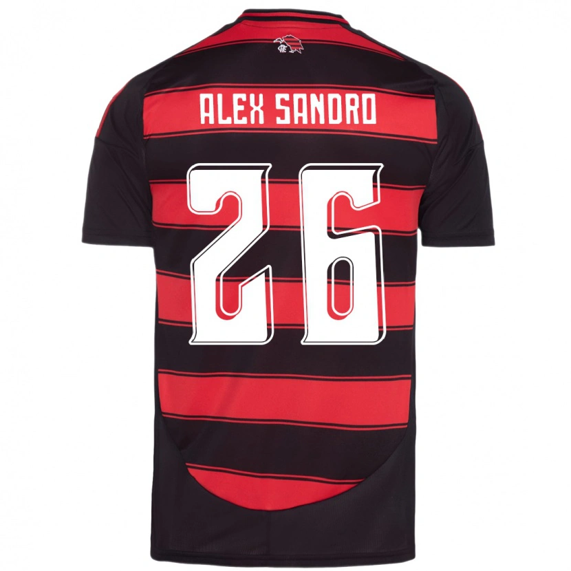 Danxen Damen Alex Sandro #26 Weiß Rot Heimtrikot Trikot 2025/26 T-Shirt Schweiz