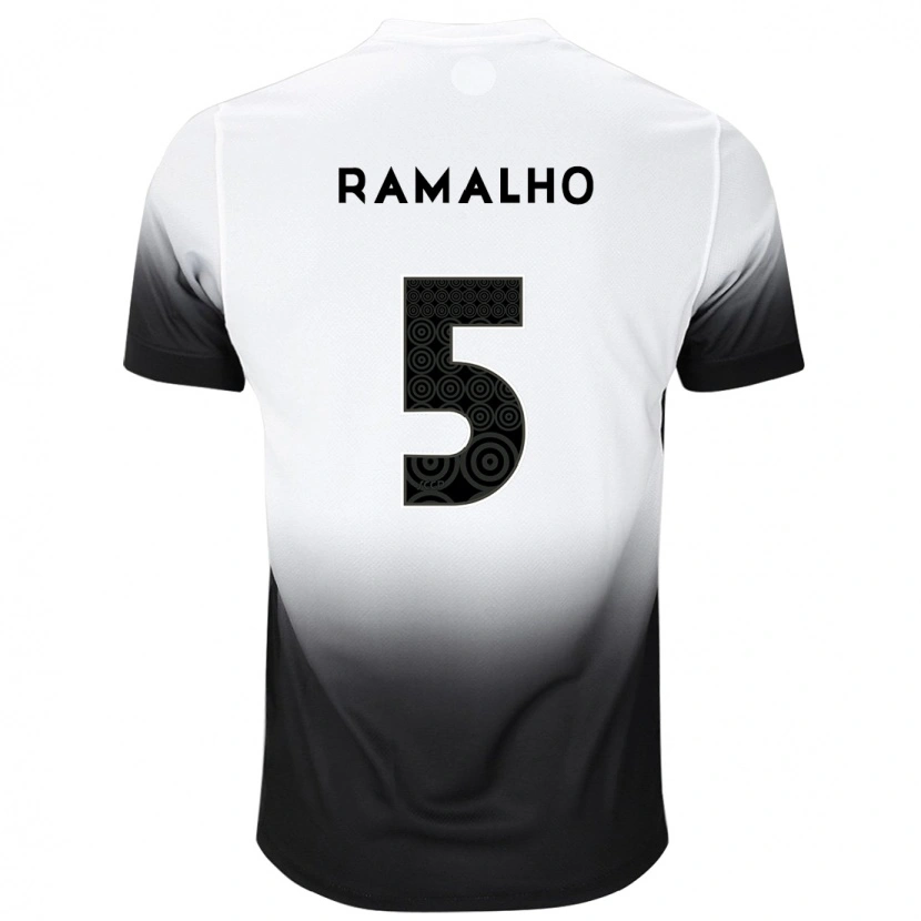 Danxen Damen André Ramalho #5 Schwarz Weiß Heimtrikot Trikot 2025/26 T-Shirt Schweiz