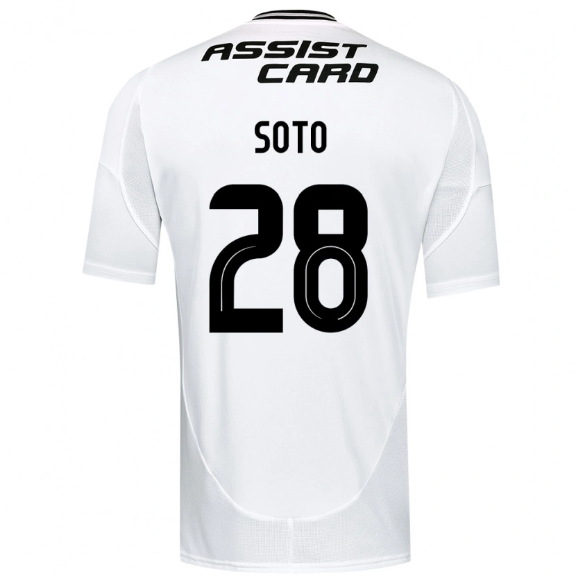 Danxen Damen Lucas Soto #28 Schwarz Weiß Heimtrikot Trikot 2025/26 T-Shirt Schweiz