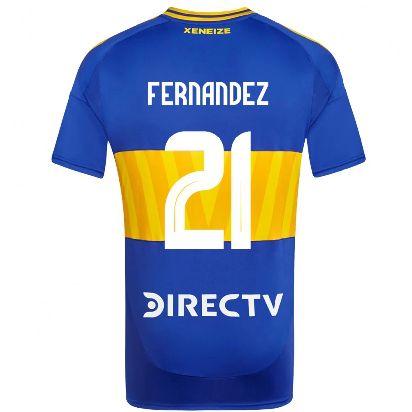 Danxen Damen Ezequiel Fernandez #21 Weiß Blau Heimtrikot Trikot 2025/26 T-Shirt Schweiz