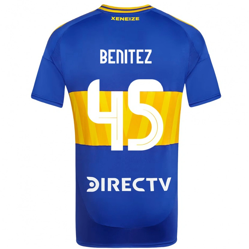 Danxen Damen Mauricio Benitez #45 Weiß Blau Heimtrikot Trikot 2025/26 T-Shirt Schweiz
