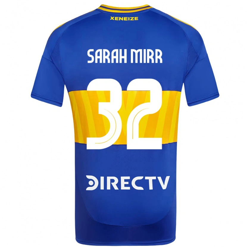 Danxen Damen Sarah Mirr #32 Weiß Blau Heimtrikot Trikot 2025/26 T-Shirt Schweiz
